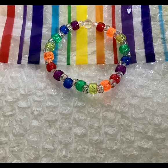 🌈PRIDE🌈unisex lanyard, bracelet, keychain 🌈 - Picture 2 of 14